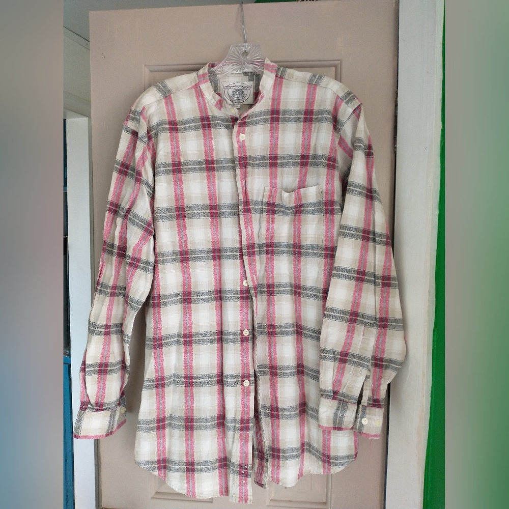 Men's Vintage John Ashford Sport Long Sleeve Shirt Size medium